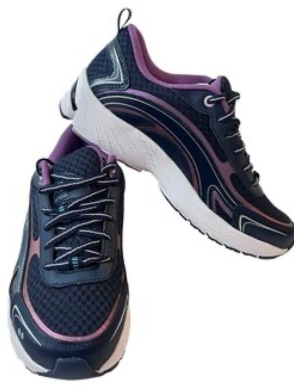 Ryka woman’s inspire walking sneaker pink black memory foam size 7